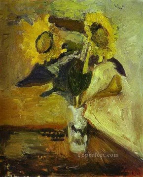 ひまわりの花瓶 1898 抽象フォービズム アンリ・マティス Oil Paintings